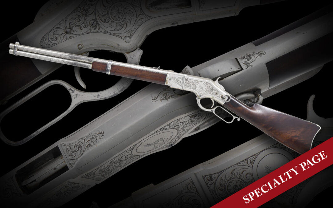 FINE ULRICH ENGRAVED WINCHESTER 1866 CARBINE