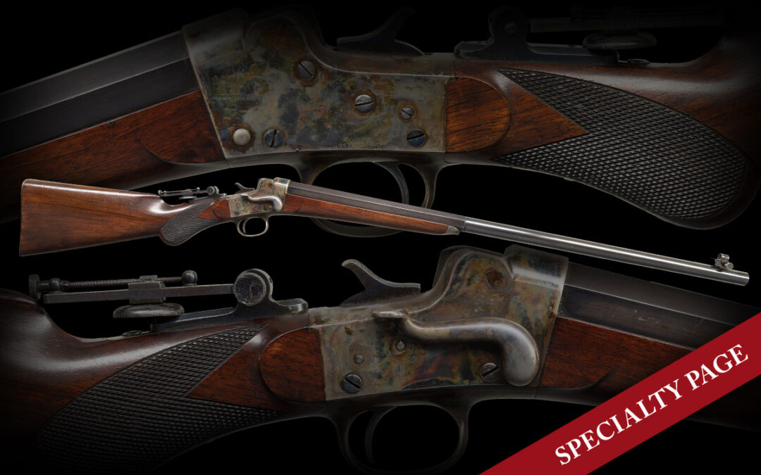 VERY FINE E. REMINGTON & SON. NO. 3 HEPBURN RIFLE