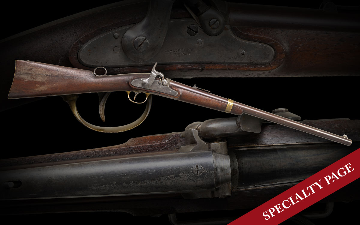 OUTSTANDING JOSLYN MODEL 1855 “MONKEY TAIL” SADDLE RING CARBINE