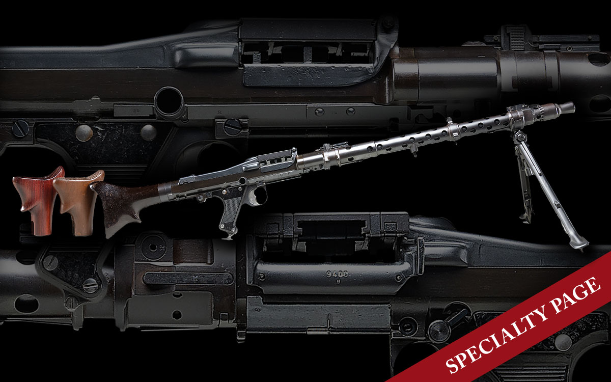 FULLY TRANSFERABLE GERMAN WWII, 1942 DATED WAFFENWERKE MG34 MACHINE GUN