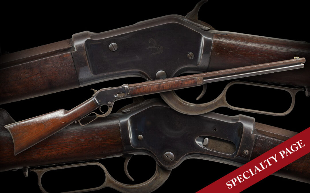 EXCEPTIONAL COLT 1883 BURGESS LEVER ACTION RIFLE
