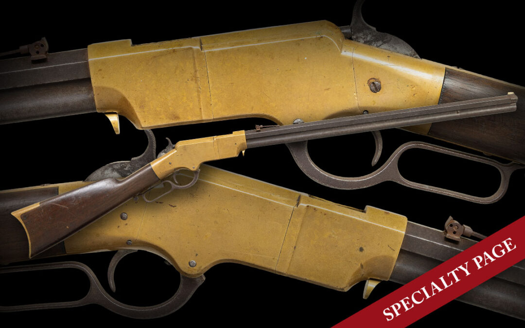 GOOD LATE HENRY 1860 MODEL LEVER ACTION RIFLE
