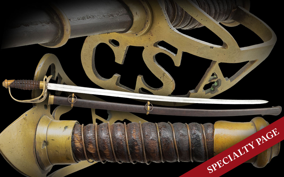 CONFEDERATE STATES ARMORY STAFF & FIELD OFFICER’S SWORD
