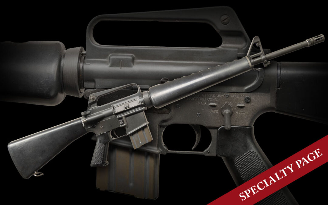 EXTREMELY UNIQUE COLT TRANSITIONAL/DEVELOPEMENTAL LIGHT MACHINE GUN PREDECESSOR TO THE M16 OWNED BY COLT EXECUTIVE JOHN KEOSAYIAN