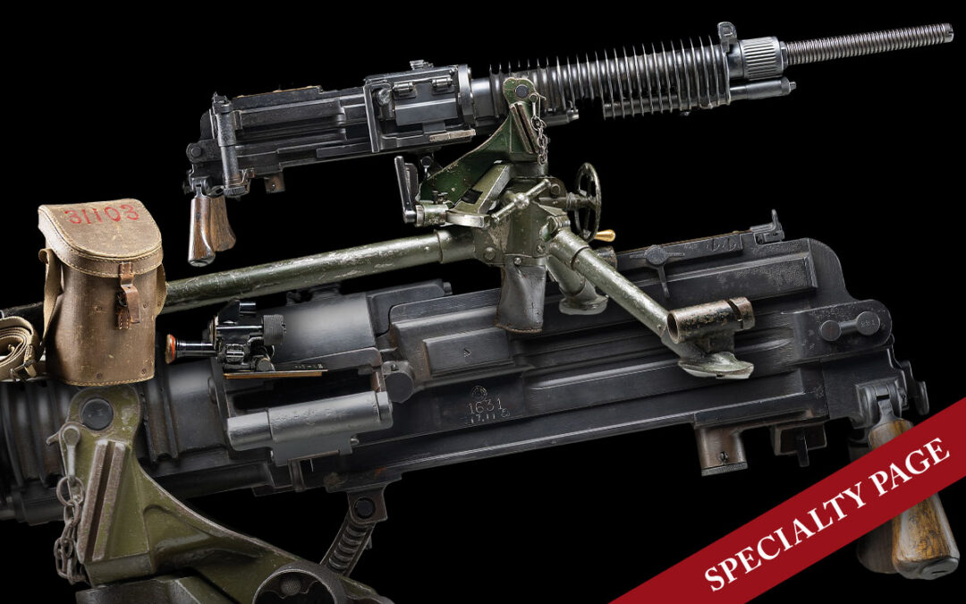 IMPERIAL JAPANESE, HITACHI HEIKI TYPE 92 HEAVY MACHINE GUN WITH TRIPOD & OPTIC