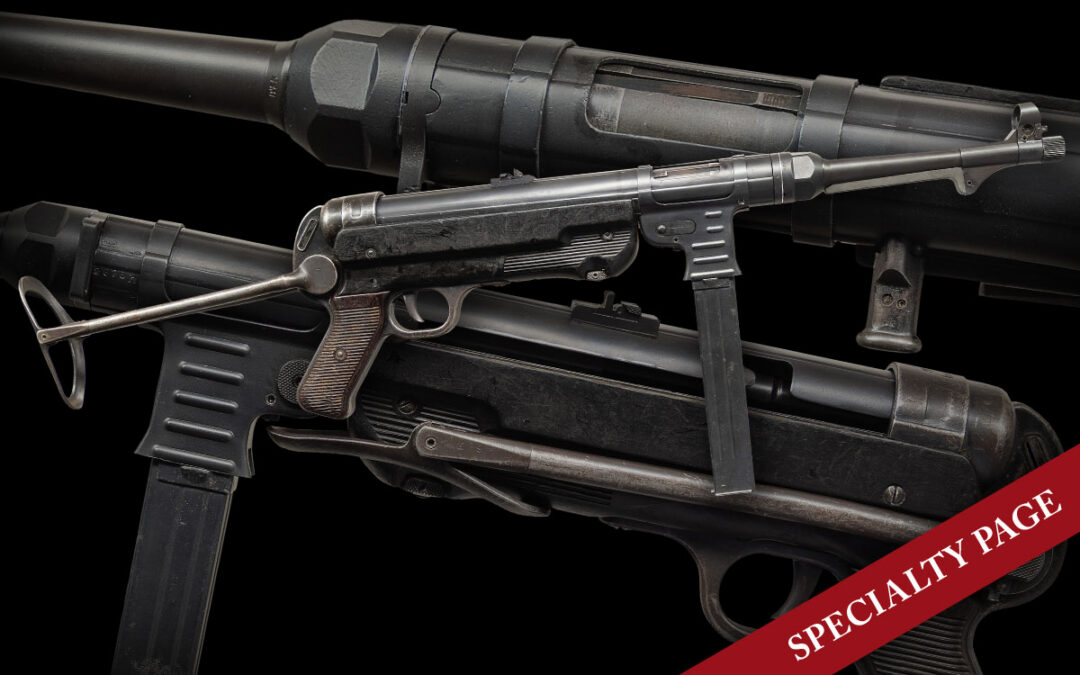 FULLY TRANSFERABLE STEYR / GOLDMAN 1943 DATED GERMAN MP40 SUBMACHINE GUN